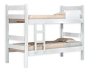 Ver imagem 2 de Kit Beliche de Solteiro Branca com Escada Madeira Reforçada 100% Mdf + 2 Colchão de Espuma D28 Solte