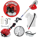 Ver imagem 1 de Roçadeira Lateral Nakashi T262M 26CC Com Motor TU26 Mitsubishi Ideal Para Manutenção de Rodovias