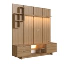 Ver imagem 2 de Rack com Painel para TV 55 Polegadas 180cm com LED Aurora Mel
