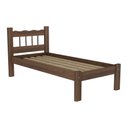 Ver imagem 3 de Cama Solteiro Madeira Maciça para Colchão 78/88 x 188cm Madri Multimóveis CR4141 Imbuia