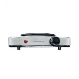 Fogao Elétrico de Mesa Agratto Residencial 1 Prato 1500w Prata 110v - 3