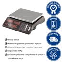 Ver imagem 2 de Balança Digital Balmak Quick33b 3 em 1 Cap 6/15/33kg Prato de Inox com Bateria Led Vermelho Pa2560
