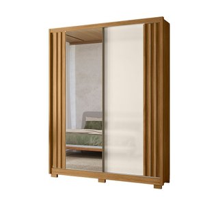 Guarda Roupa Solteiro 2 Portas 3 Gavetas Belufan Móveis