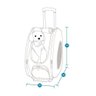 Mochila Carrinho Transporte Passeio Caes Pet Dog Bag Lorben - 3
