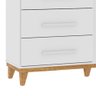 Cômoda Organizadora Para Quarto 8 Gavetas Zara - Branco - MiraRack Móveis - 2