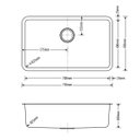Ver imagem 4 de Cuba De Cozinha De Aço Inox 1mm Escovado F202g 98x45x20 Cm