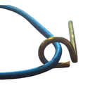 Ver imagem 1 de Kit com 20 Elásticos Fixadores para Lona de Piscina - 15 Cm - Ponteira de Ferro