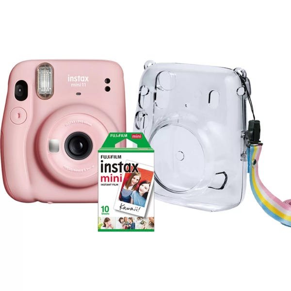 Câmera Instantânea Fujifilm Instax Mini 11 Rosa + 20 Filmes - 3