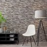 Papel de Parede Pedra Diversos Tons de Cinza - 3,00x0,50m - 3