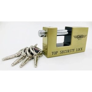 Cadeado Alta Segurança 90mm Importado Titanium Multi Ponto