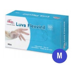 Super Luvas Flexvinil Luvix - 100 Unidades M - 2