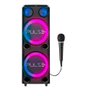 Caixa de Som Torre Double Pulse Sp508 12\'\' Led Bluetooth 2300w - 1 Mic - 1
