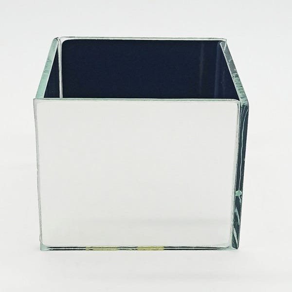 KIT 3 Cachepot Espelhado Quadrado Cubo 10cm 5003K3 LylHome - 7