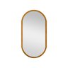 Espelho Oval Decorativo Navigation Laminado Para Banheiro e Quarto 90x45cm:MEL - 1