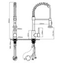 Ver imagem 5 de Torneira Monocomando Gourmet com Mola Cromada Extensível