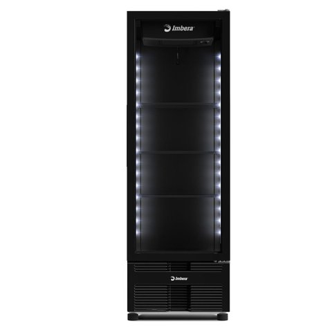 Refrigerador Imbera Inverter Porta de Vidro Full Black Vrs16 485l Bivolt
