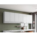 Ver imagem 1 de Armário de Cozinha Aereo 7 Portas Branco Bangladesh Brienza