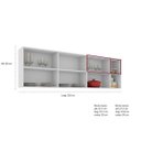 Ver imagem 3 de Armário de Cozinha Aereo 7 Portas Branco Bangladesh Brienza