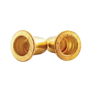 Ver imagem 4 de Rebite Rosca Interna Cabeça Plana M8 Latão 50 Unid