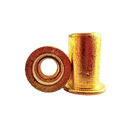 Ver imagem 2 de Rebite Rosca Interna Cabeça Plana M8 Latão 50 Unid