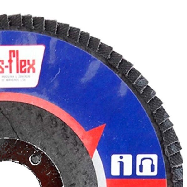 Disco de Lixa Ferro Flap Para Esmerilhadeira 4.1/2"x7/8" Gr.36 - 4