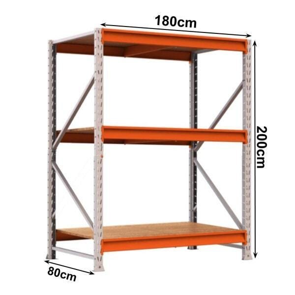 Porta Pallet com 03 Bandejas - 2,00x1,80x0,80cm - AMAPÁ - 11112 - 2