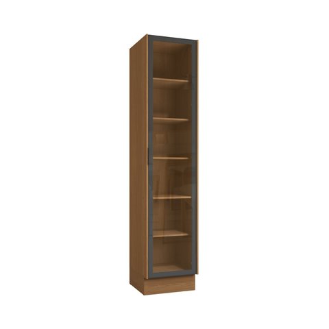 Armário de Cozinha Paneleiro com 1 Porta de Vidro 50cm T628 Vibra Kappesberg