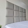 Cabeceira Estofada Modulada Queen Facto Cinza 160x0,90 cm - 1