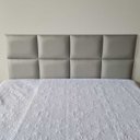 Ver imagem 2 de Cabeceira Estofada Modulada Queen Facto Cinza 160x0,60 cm