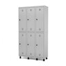 Locker Vestiário Guarda Volumes 06 Portas Grandes - 1,93x1,03x0,40M - Cz/Cz - Pandin - 10003 - 1