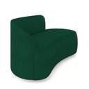 Ver imagem 7 de Sofá 2 Lugares Orgânico 140cm Morgan e Poltrona Lua Bouclê Verde D03 - D'Rossi