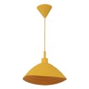 Ver imagem 1 de Luminária Teto Silicone Round Shape Amarela 24 x 24 x 15 cm