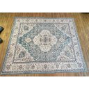 Ver imagem 3 de Tapete Sala 200x240cm Classico Oriental Tabriz Azul Turquesa