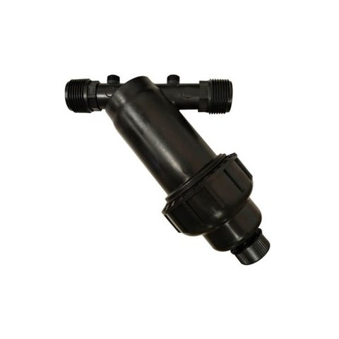 Filtro de Disco para Irrigação modelo D 120 mesh Rosca 1 polegada - 5 m3/h Plastico Preto