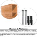 Ver imagem 4 de Nicho Suporte Garrafeiro Adega De Garrafas Vinho De Parede Em Mdf