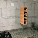 Ver imagem 6 de Nicho Suporte Garrafeiro Adega De Garrafas Vinho De Parede Em Mdf