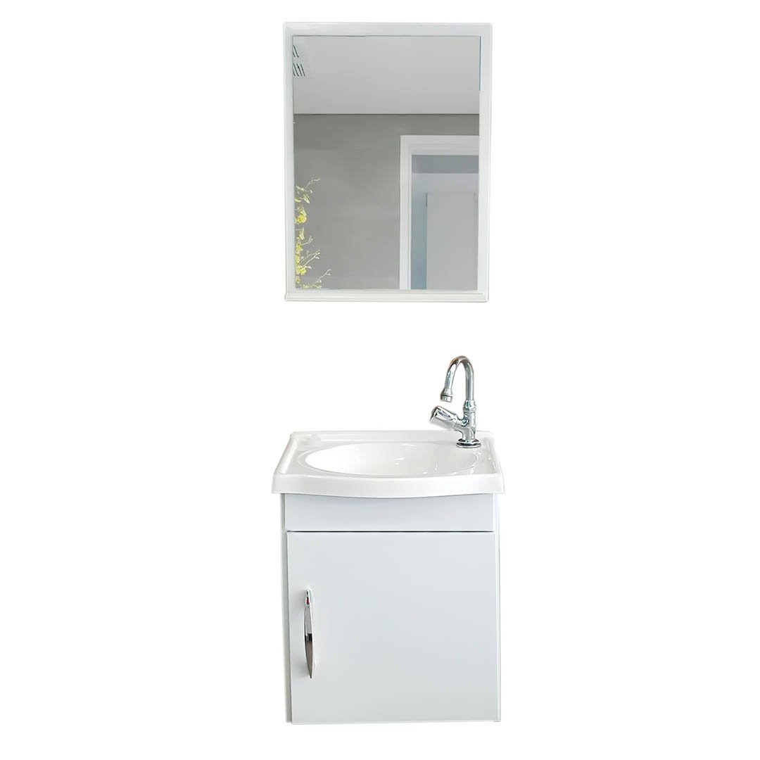 Gabinete de Banheiro A.J. Rorato SIENA Branco 39cm - 1