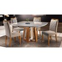 Ver imagem 1 de Conjunto de jantar mesa com 4 cadeiras