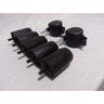 Kit de Pés P63 5x2 C- Trava para Cama Box ou Baú (5 Pés Fixos e 2 Rodinhas) - 4