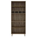 Ver imagem 2 de Torre 70cm 4 Portas com Nicho Micro-ondas Sara Perola Off - Luciane
