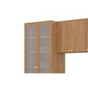 Ver mais imagens de Kit Cozinha Modulada 6 Peças Botanic (2aéreos+1balcão+1cristaleira+1paneleiro+1complemento) M661