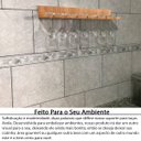 Ver imagem 5 de Suporte Para Pendurar Taças De Parede Suspenso Em Madeira Mdf