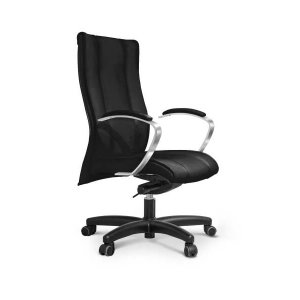 POLTRONA PRESIDENTE INFINITY GIRATÓRIA PRETA - MARTIFLEX