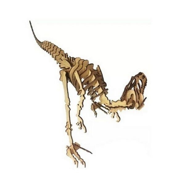 Alossauro - Dinossauro 3D em MDF - Inventoteca - Sua diversão