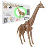 Brinquedo Quebra Cabeça 3d Girafa Mdf - 1