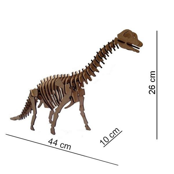 Quebra Cabeça 3D Dinossauro Braquiossauro