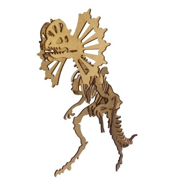 Quebra Cabeça Dinossauros 3D Coleção T Rex, Triceratops, Braquiossauro,  Velociraptor, Dilofossauro, brinquedo pedagógico MDF.