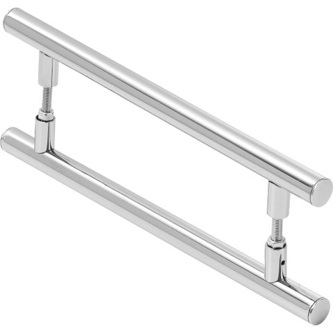 Puxador De Porta Redondo Para Vidro E Madeira 70cm