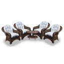 Ver imagem 1 de Conjunto Naxos - 4 Poltronas + 1 Mesa Centro