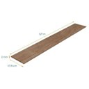 Ver imagem 4 de Kit Piso Vinílico Colado Régua 2mm 19m² Sofisticato Marrom/Cacau Ruffino